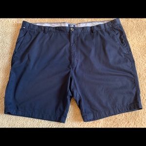 C&B Navy cotton twill shorts